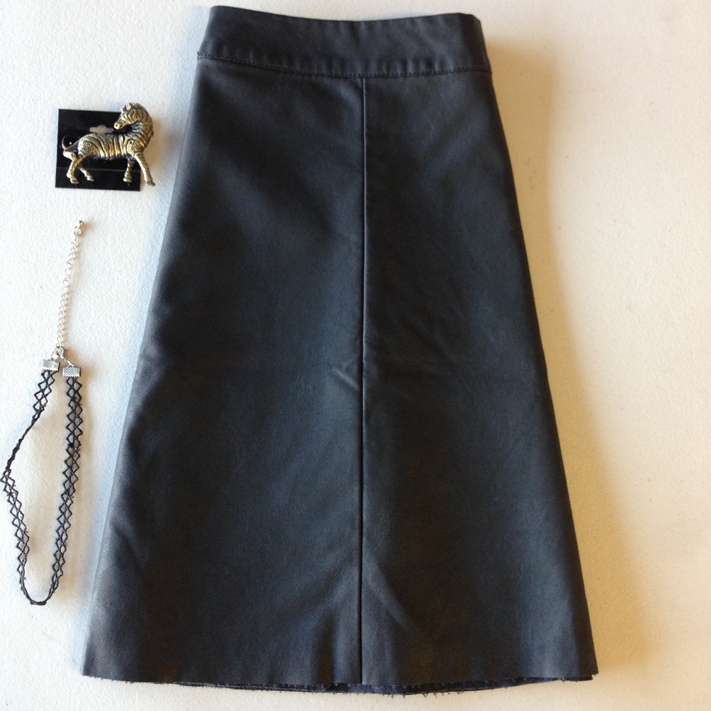 HOLLISTER Black Faux leather Skirt Bundle SIZE:S !
